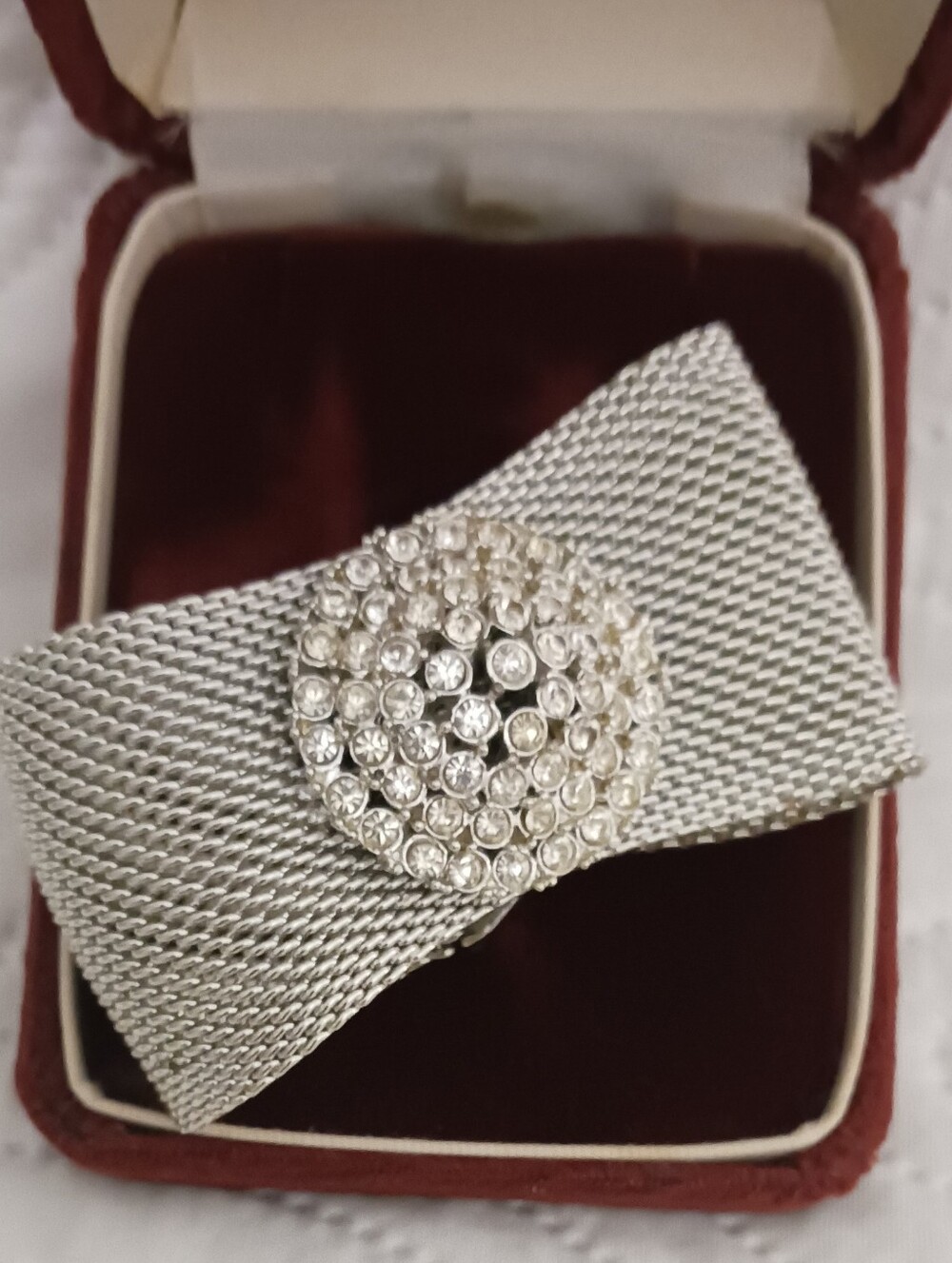 Judy Lee Art Deco Revival Vintage Bracelet Silver